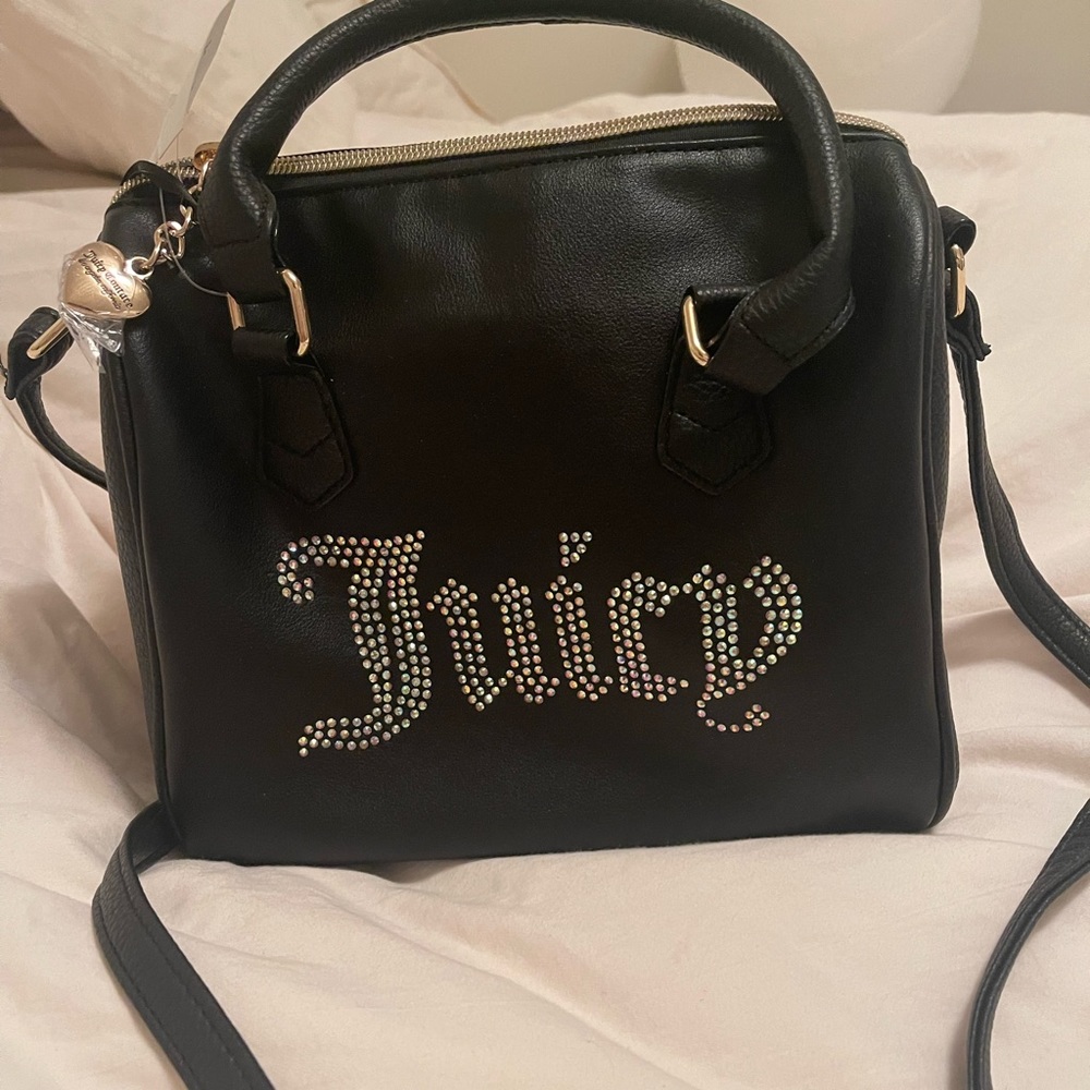 Juicy Couture Black Rhinestone Bag